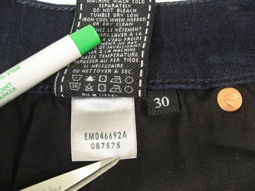 NUEVO CON ETIQUETAS 7 FOR ALL MANKIND Hombre Austyn Relajado Pierna Recta Jeans Talla 30 Asotin NUEVO - Imagen 12 de 12