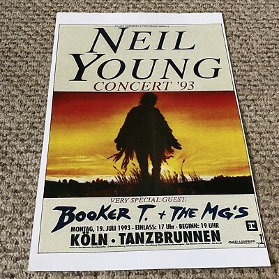 Neil Young Koln Tanzbrunnen Poster 11 x 17 (280)