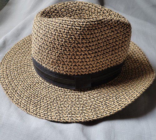 Cappello di paglia vintage uomo/unisex. Alta qualità. Elegante. - Foto 5 di 8