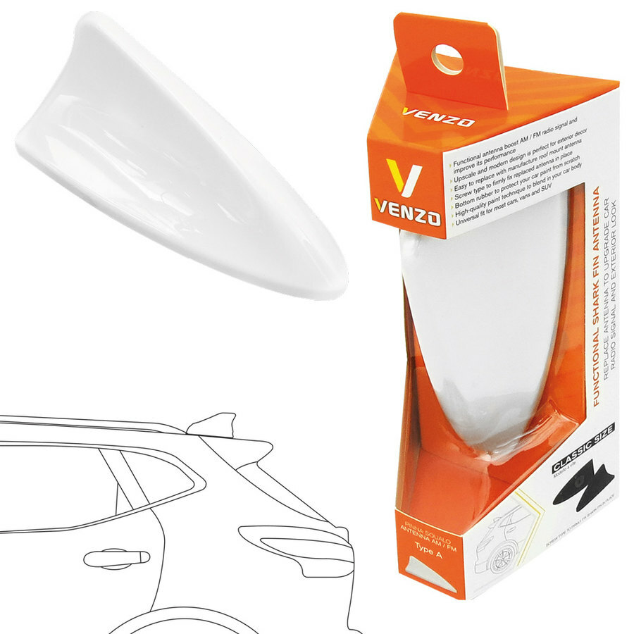 Antenna Auto Corta 6.5cm Universale - Mini Antenna Radio Per Tetto Auto, Ricezione FM/AM Potenziata