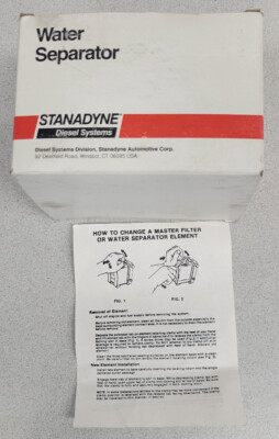 STANADYNE FUEL MANAGER WATER SEPARATOR ASSEMBLY. Part # 19797