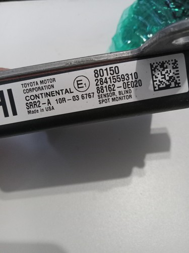 OEM 14-16 Toyota Highlander Blind Spot Radar Object Sensor Module 88162-0E020 C3 - Picture 3 of 4