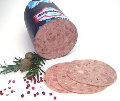 Tiroler Schinkenwurst 2  Portionswürste 0,5 kg. vom Oberpfälzer Landmetzger