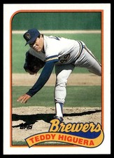 1989 Topps Teddy Higuera Milwaukee Brewers #595