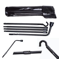 Tires Lug Wrench - 3 Extension Segments Lug Wrench Heavy Duty - 45# Carbon Steel