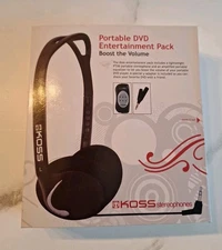 Koss Stereophones Portable DVD Entertainment Pack with EQ50 3 Band Equalizer
