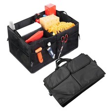 Car Trunk Organizer Collapsible Multi Compartment Storage for SUV Sedan