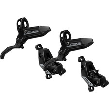 Sram Motive Silver Hydraulic Disc Brake Front Rear Kit 4-piston Aluminum Sram Motive Silver Hydraulic Disc Brake Front Rear Kit 4-piston Aluminum
