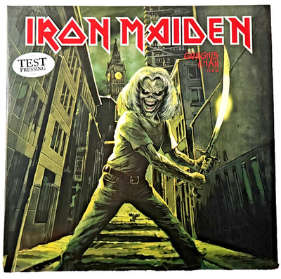 TEST PRESSING Iron Maiden Genghis Khan Tour 2 LP Vinyl Live Picture Disc NEW
