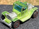 Vintage Hot Wheels Redline T 4 2 Lime Green 1970 Hong Kong 1/64 Diecast