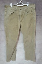 Levi's 514 Straight Fit Corduroy Pants Men's 36x30 Beige