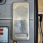 Johnson Matthey 1 Kilo .999 Silver Poured Bar 32.15 oz