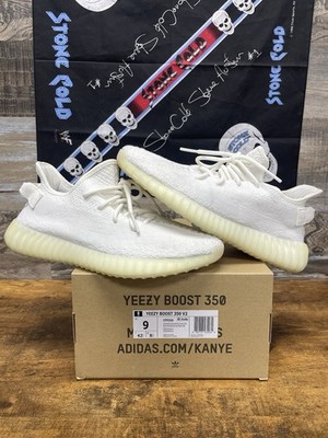 Size 9 - adidas Yeezy Boost 350 V2 Low Cream White / Triple White