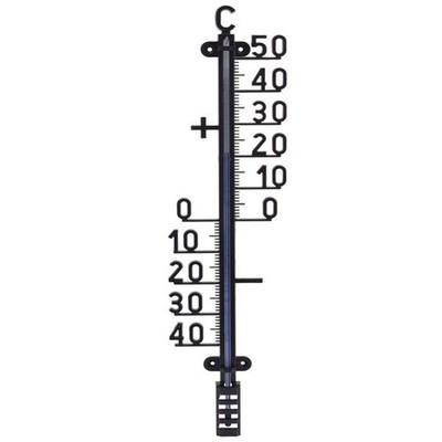 Großes Garten-Wandthermometer Kunststoff Innen/Außen Analog -+ °C Temperatur