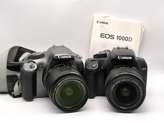 Canon EOS DSLR Camera Bundle 1100D & 1000D w/ 18 55mm Lenses Spares / Repair