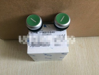 1PCS     M22-D-G-X1 M22DGX1 Pushbutton Switch Green -New Free Ship *bn