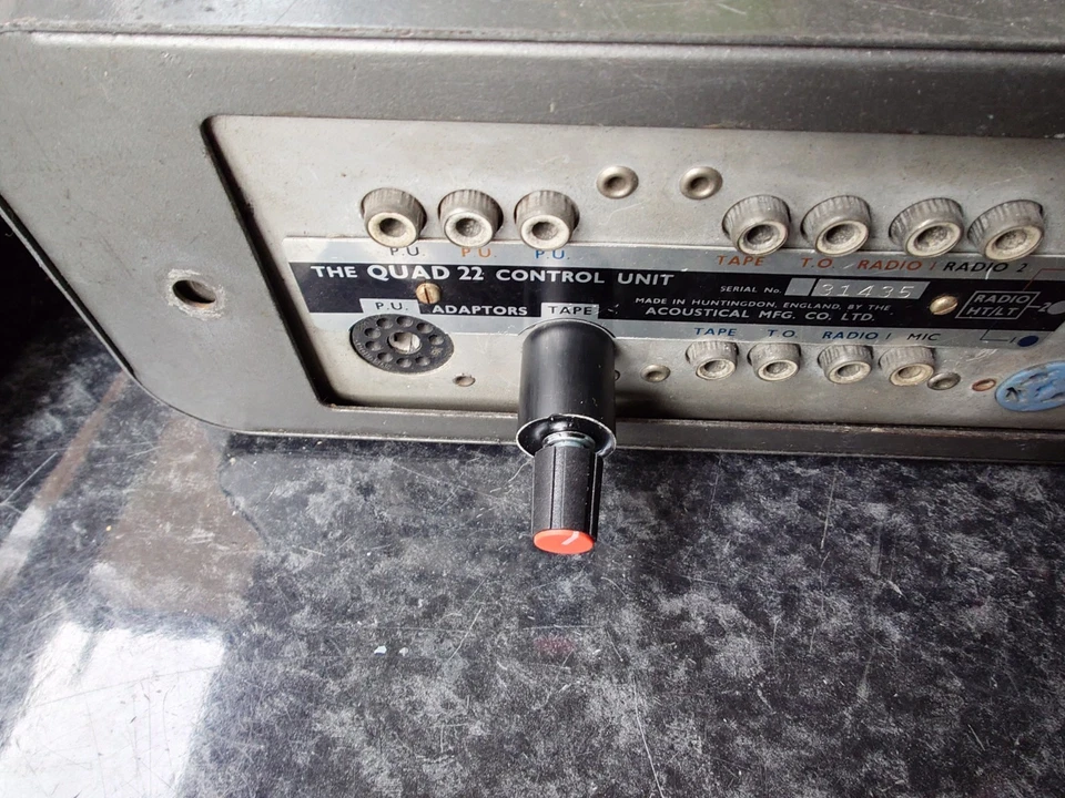 Quad II 22 Vorverstärker Plug in Band Adapter 50K Log einstellbarer Pegel - CD/TV etc. - Bild 2 von 4