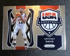 2021-22 Panini Prizm - USA Basketball Anthony Davis #3 Silver Prizm   Free Ship