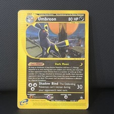 Carta Pokemon Umbreon 41/147 set Aquapolis No holo Inglese Excellent Vintage