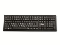 Mediarange Funk-Tastatur MROS111, Qwertz, Schwarz