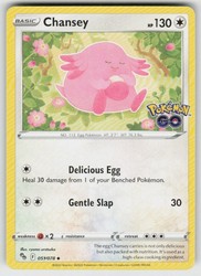 Chansey 051/078 Pokémon GO Uncommon