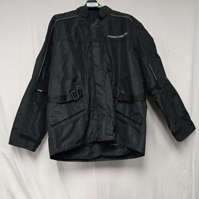 Firstgear Men's Triton Rain Jacket Black XLarge *CLOSEOUT WAS $99.95*