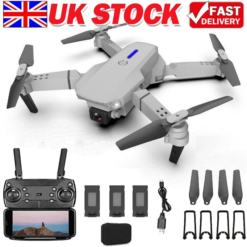 3 Batteries Drone X Pro 4K HD Selfie Camera WIFI FPV Foldable RC Quadcopter Hot