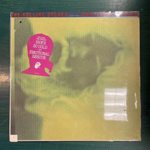 SEALED W/ HYPE STICKER &POSTER! The Rolling Stones Emotional Rescue LP Vintage!