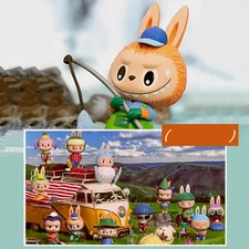 Authentic  The Monster Camping Series Blind Box Figure Toys Gift