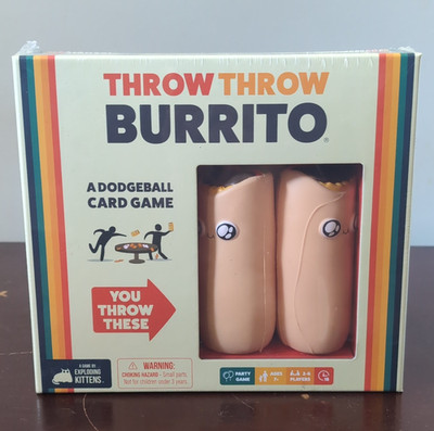 Exploding Kittens Throw Throw Burrito Party Card Game 2-6 Players 2019