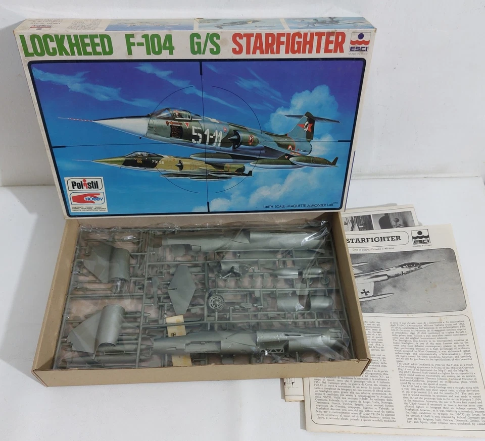 I133319 KIT ESCI 1/48 n. 4004 - Aereo Lockheed F-104 G/S Starfighter - Immagine 3 di 4