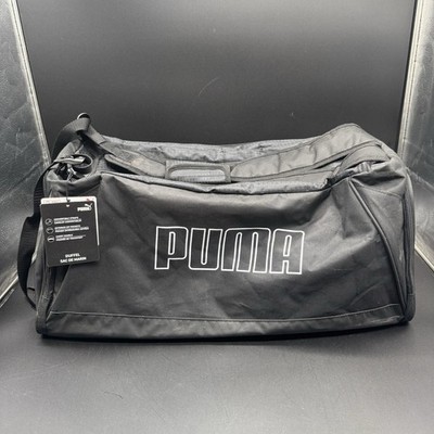 Brand New With Tags Puma Duffle Bag Bookbag Black Large Travel Bag Sports Bag