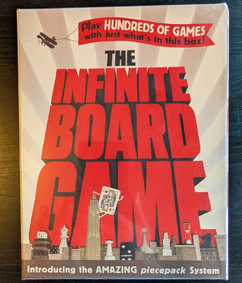 THE INFINITE BOARD GAME Play 100's of Games! NEW/SEALED/LOW COST SHIPING