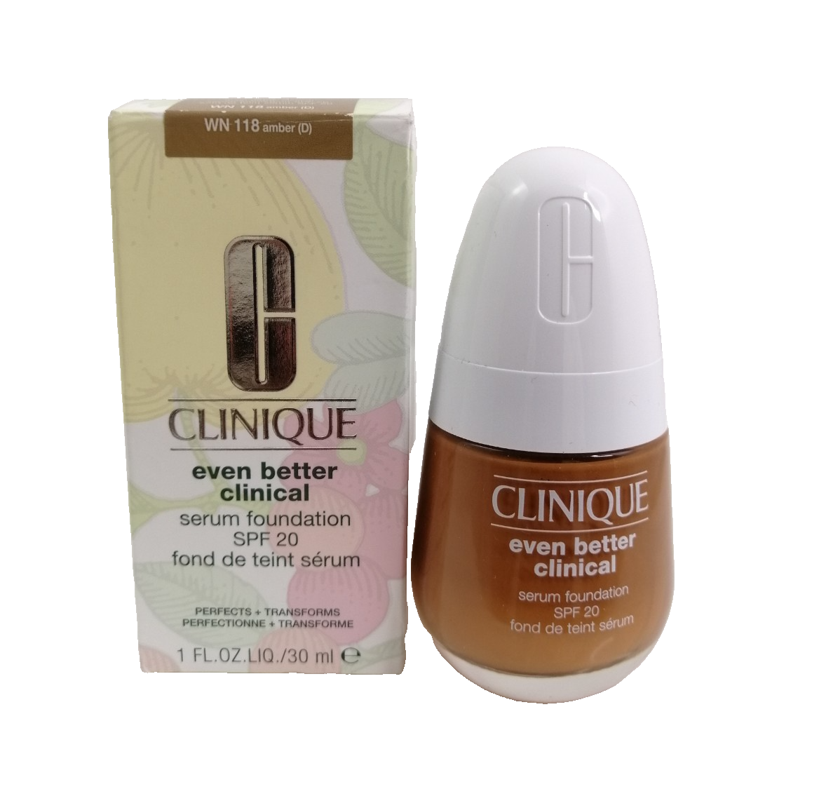 Clinique Even Better Clinical Serum Foundation SPF 20 Shade WN 118 Amber New