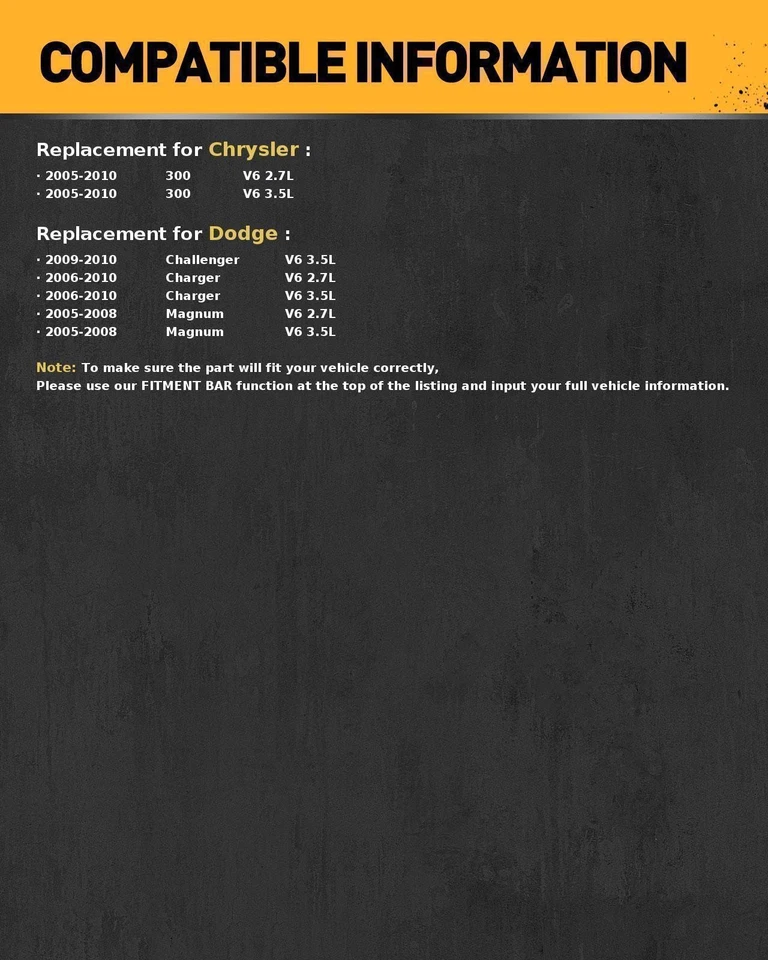 Starter For 2005-2010 Chrysler 300 3.5L 2005-2010 Chrysler 300 2.7L 4608800AC - Imagem 2 de 4