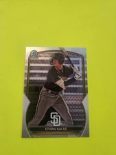 ETHAN SALAS 2023 BOWMAN CHROME #BDC-1 PADRES  CATCHER
