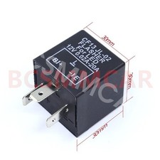 12 V 3 Pin Led Flasher Relay Unit Adjustable For Car Turn Signal Light Indicator