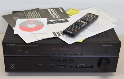 YAMAHA RX-V475 5.1 NETZWERK AV RECEIVER HDMI LAN VOLL FUNKTIONSFÄHIG FB & BDA CD