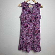 Michael Kors Pink Paisley Sleeveless Sundress. Size M