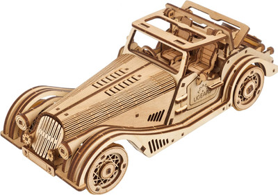 UGEARS Sports Car Rapid Mouse 3D Holzpuzzle Erwachsene   Mechanisches Auto Model