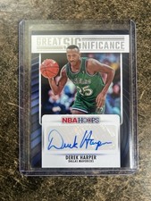 2023-24 Panini NBA Hoops Great Significance Auto #GS-HPR Derek Harper