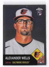 2022 Topps Chrome Platinum Anniversary Alexander Wells RC #434 Baltimore Orioles