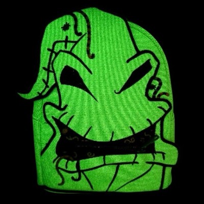 Loungefly Oogie Boogie Glow in the Dark Creepy Crawlies Green Backpack Amazon.com: Loungefly Oogie Boogie Lock Shock and Barrel  main image 3