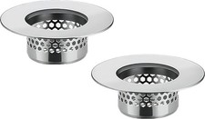 Bathroom Sink Strainer 2 Pack , Bathtub Drain Cover Lavatory Sink Drain