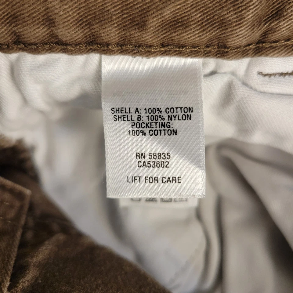 Брюки мужские Cabelas 34 коричневые щеточная защита прямые штанины охотничья рабочая одежда универсальные - Изображение 4 из 4