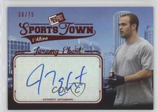 2012 Press Pass Sports Town Edition Auto Red 30/75 Jeremy Ebert #STJE Auto fm0