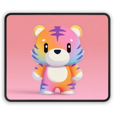 Rainbow Kawaii Tiger Gaming Mouse Pad | Cute Cartoon Desk Mat