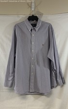 Ralph Lauren Classic Fit Tattersall Plaid Button Down Shirt Long Sleeve