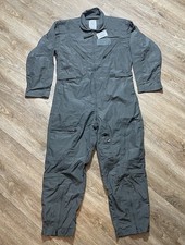 NWT 44S USAF Military CWU-27/P Coveralls Flyers Flight Suit FR Pilot NOMEX Green