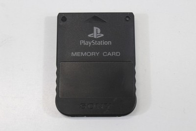 Official SONY PlayStation 1 OEM Black Memory Card for PS1 Console REGION FREE